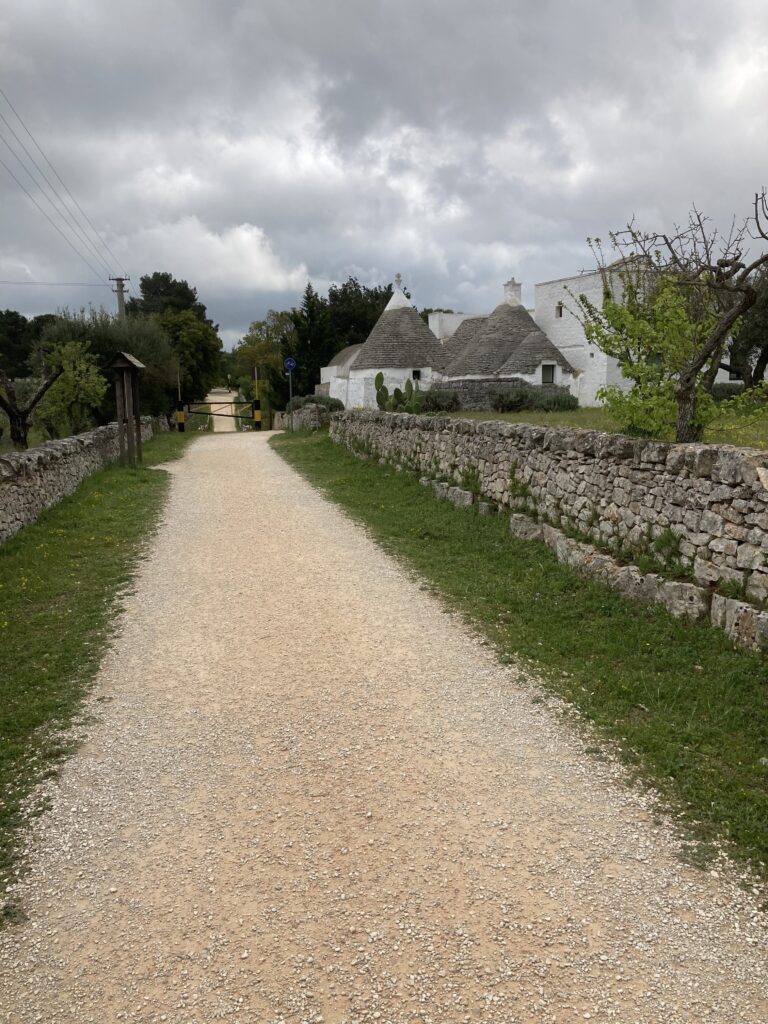 viale con muretto a secco 2